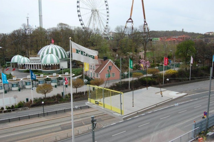 Liseberg från Gothia Towers