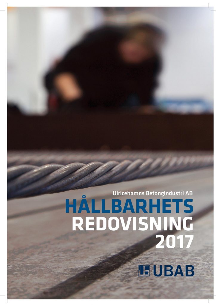 UBAB hållbarhetsredovisning 2017