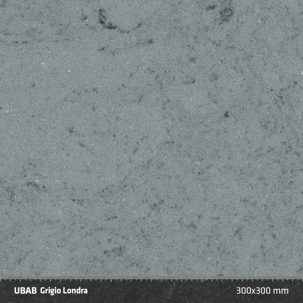 UBAB Grigio-Londra. Grigio Londra marmor-resin tillverkas genom att använda mikrogranuler av mörkfärgad naturlig sten, i kontrast mot bakgrunden.