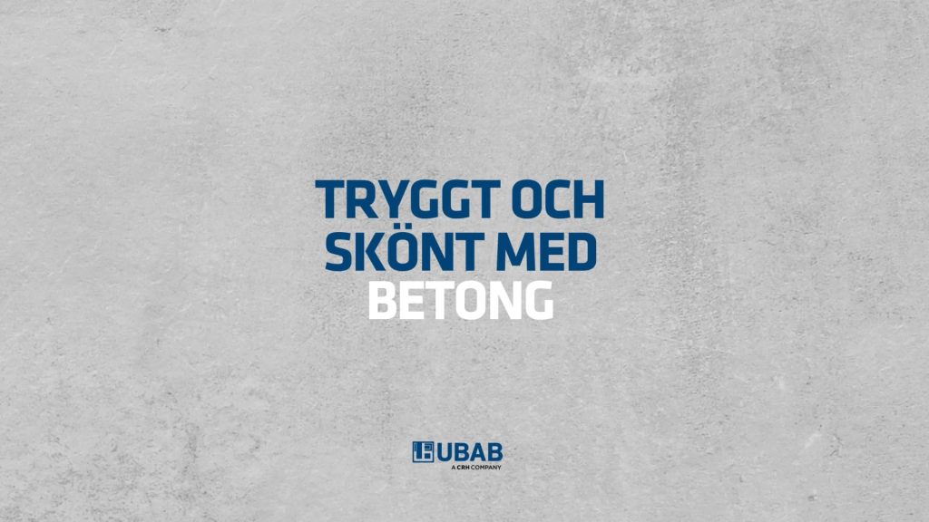 Tryggt med betong